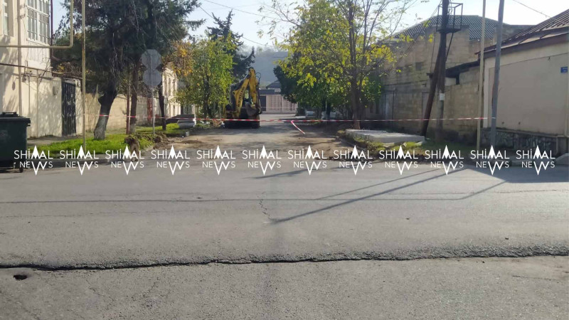 Quba: 20 Yanvar küçəsində təmir gedir