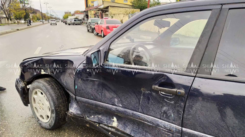 Quba: VAZ”ı gözləməyən “Mercedes” qəzaya səbəb olub