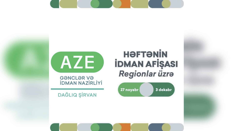 İsmayıllıda keçiriləcək idman tədbirlərinin afişasını təqdim edirik