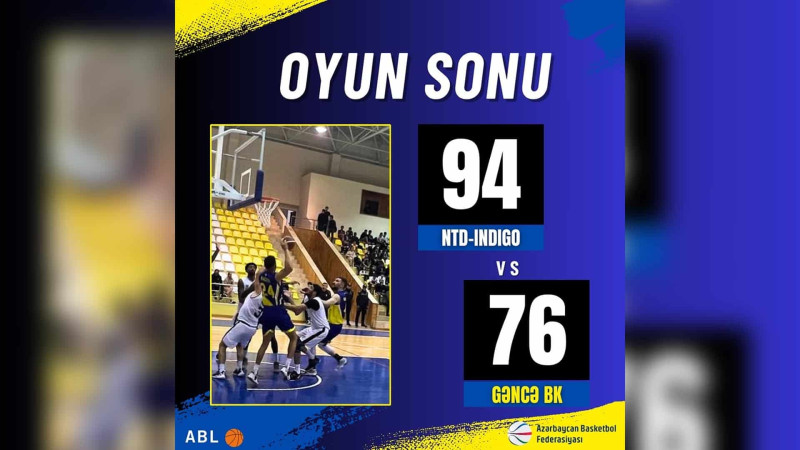 Xaçmaz: basketbol komandamız 94 xal qazanıb