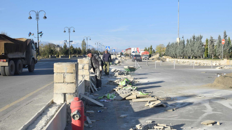 Quba: bir sıra küçələrin təmir işləri yekunlaşıb