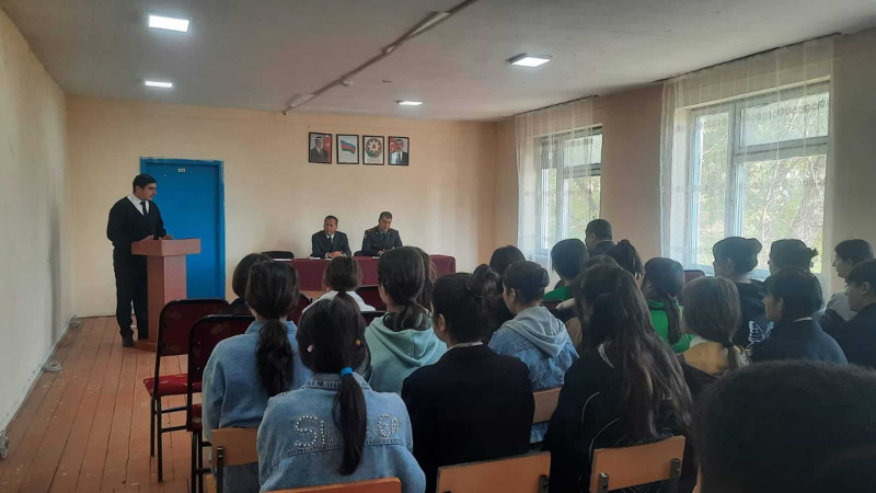 Xaçmaz: 35 nəfər məktəbliyə narkomaniyanın fəsadları haqda bəhs edilib