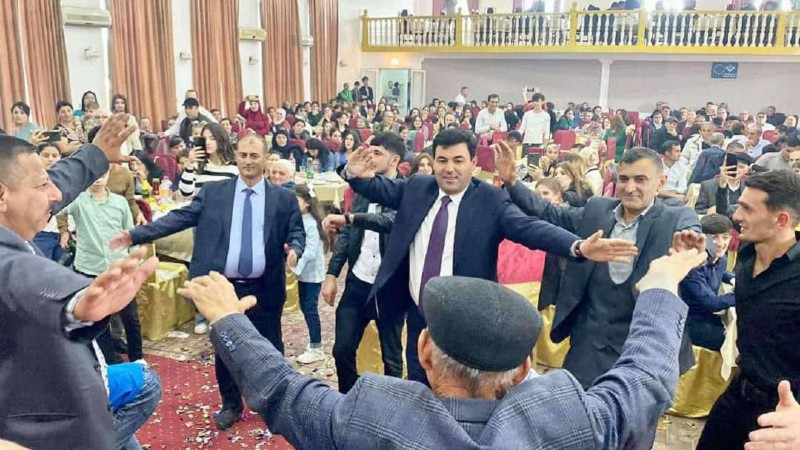 Xaçmazda qazinin toyu olub