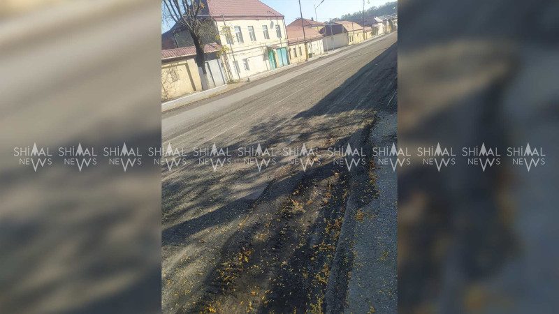 Qubada daha bir küçə təmir edilir