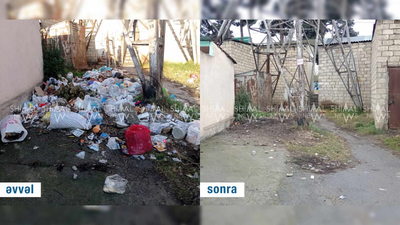 Xaçmaz: antisanitar vəziyyət nəzarətə götürülüb