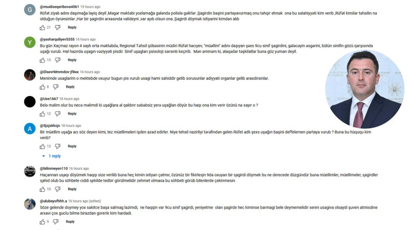 Xaçmaz: Rüfət Hacıyev məktəblini döyüb - İDDİA