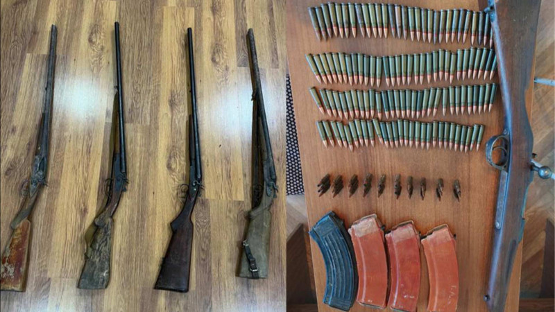 Xaçmaz: rayon ərazisində yivli silah tapılıb