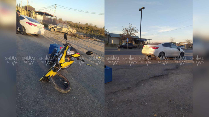 “Xaçmaz store”un önündə motosikletçini maşın vurub