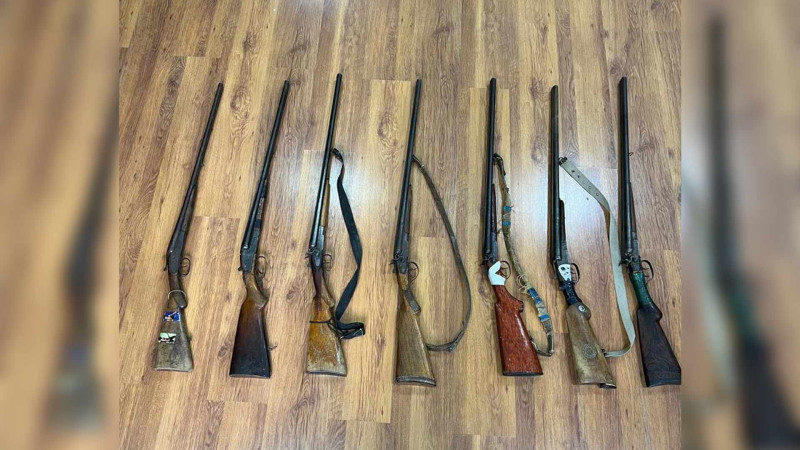 Xaçmazda 7 ədəd tüfəng təhvil alınıb