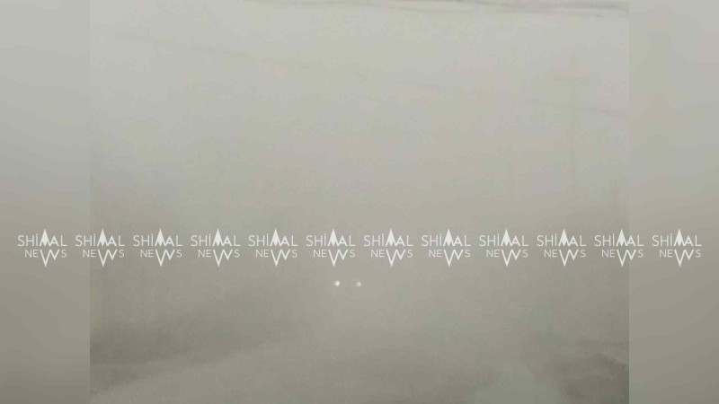 Quba: qatı duman ətrafı bürüyüb