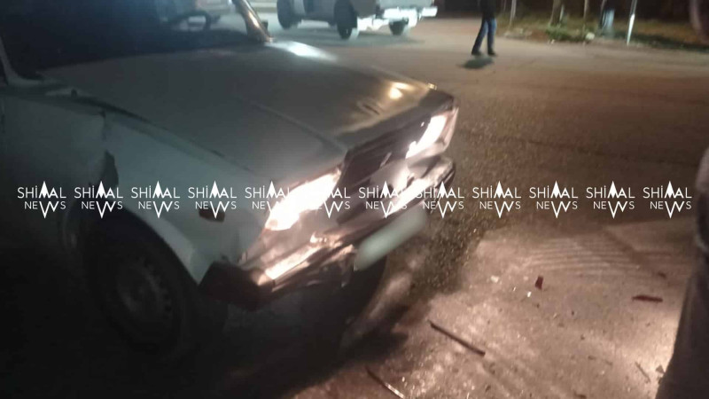 Quba: “VAZ” “Mercedes”ə çarpılıb