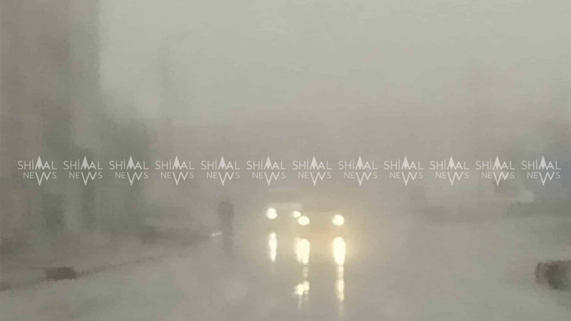 Xaçmazda görmə məsafəsi məhdudlaşıb