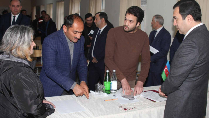 İsmayıllı: Girk kəndində vətəndaş qəbulu təşkil edilib