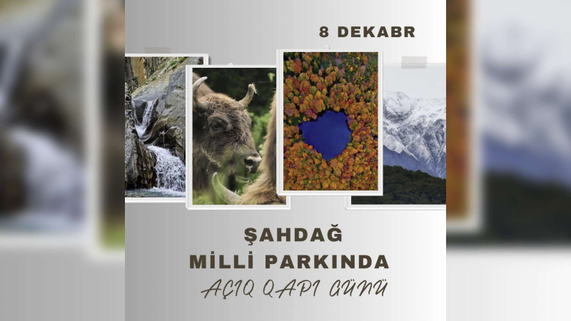 Şahdağ Milli Parkında açıq qapı günü keçiriləcək