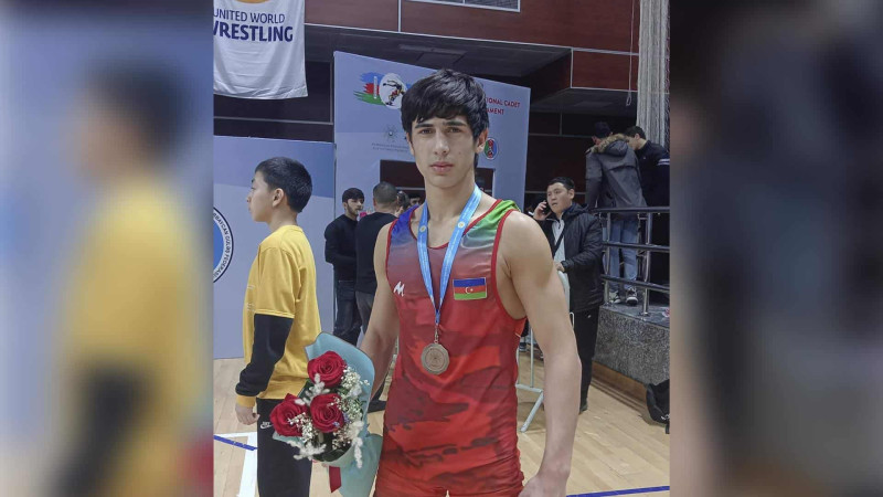 Xaçmaz: güləşçimiz beynəlxalq turnirin 3-cüsü olub