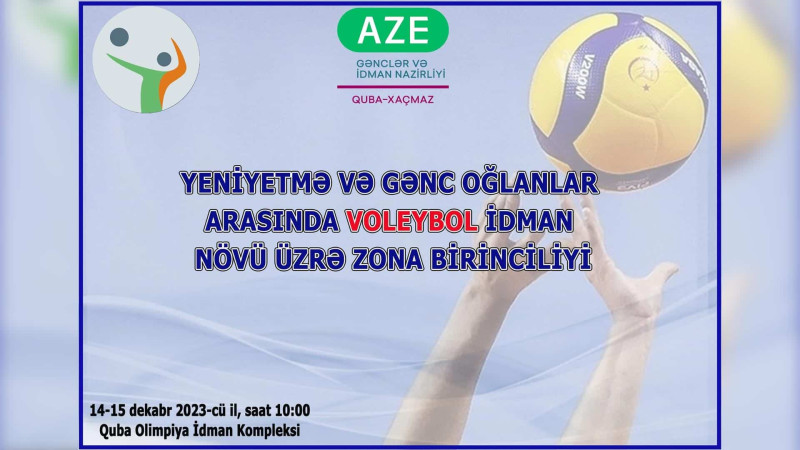 Şimal: voleybol üzrə zona birinciliyi keçiriləcək