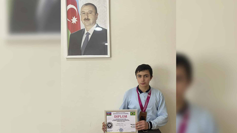 İdman: Qusardan olan məktəbli Bakıdan medalla qayıdıb