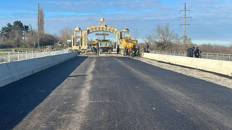 Xaçmaz: yeni tikilən körpü yaxın günlərdə istifadəyə veriləcək
