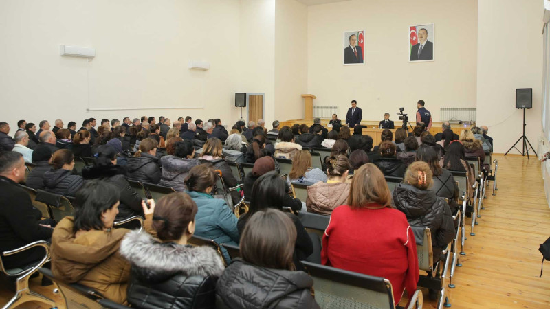 RİH: Xudat şəhərində səyyar qəbul keçirilib