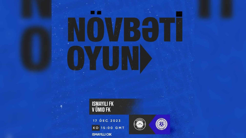 Region Liqası: İsmayıllı FK ev sahibi olacaq