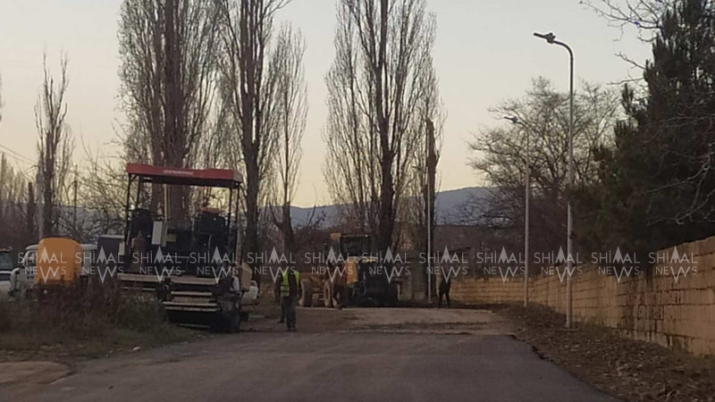 Quba: ötən il təmiri yarımçıq qalan Zizik kəndinin yolu asfaltlanır