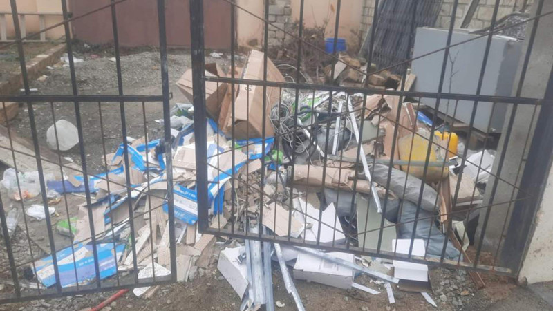Qubada tullantıları kənara atan şəxslər aşkar olunublar