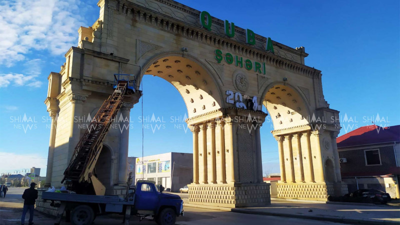 Quba: şəhər Yeni ilin gəlişinə hazırlaşır