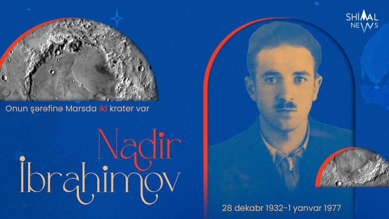 Bu gün Marsda adına iki krater olan Nadir İbrahimovun doğum günüdür