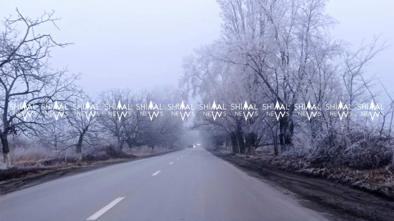 Quba-Xaçmaz yolu buz bağlayıb