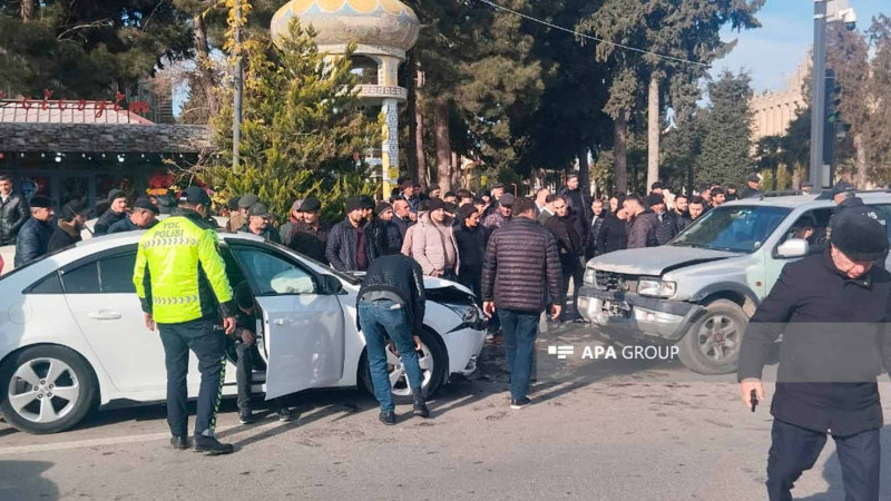 Xaçmazda halı pisləşən sürücü qəza törədib