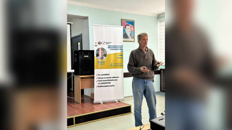 Amerikalı mütəxəssis İsmayıllıda keçirilən konfransda iştirak edib