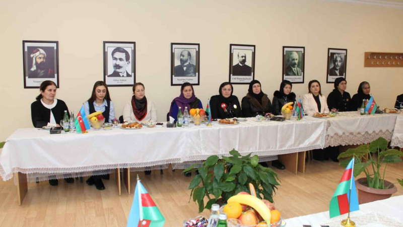 Xaçmaz: Regional Təhsil İdarəsinin müdiri şəhid ailə üzvləri və qazilərlə görüşüb