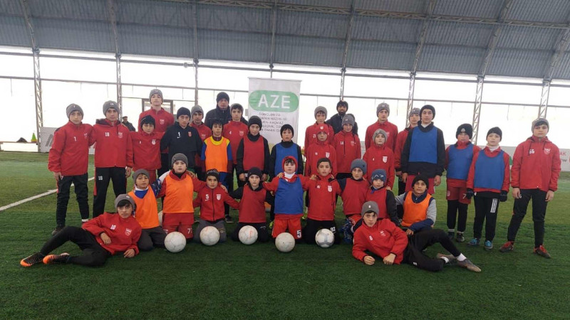 Futbol: Qusarda uşaqlar üçün təlim-məşqlər təşkil olunub