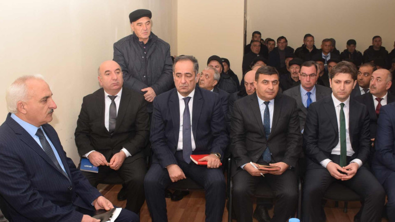 Quba: İlqar Mahmudov İspik kəndində sakinlərlə görüşüb