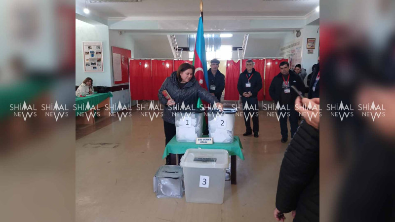 Xaçmaz: seçki məntəqələrində insan axını müşahidə olunur