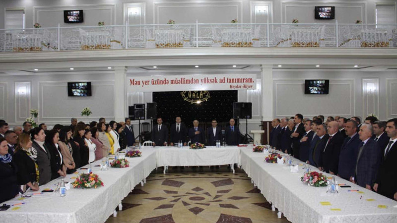 İsmayıllıda təhsil işçilərinin konfransı keçirilib