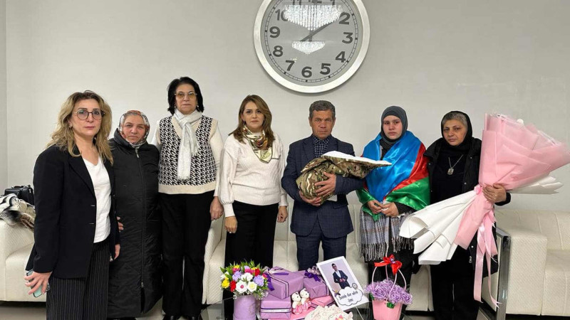 İsmayıllıda şəhid Cahan Qasımovun qız övladı dünyaya gəlib