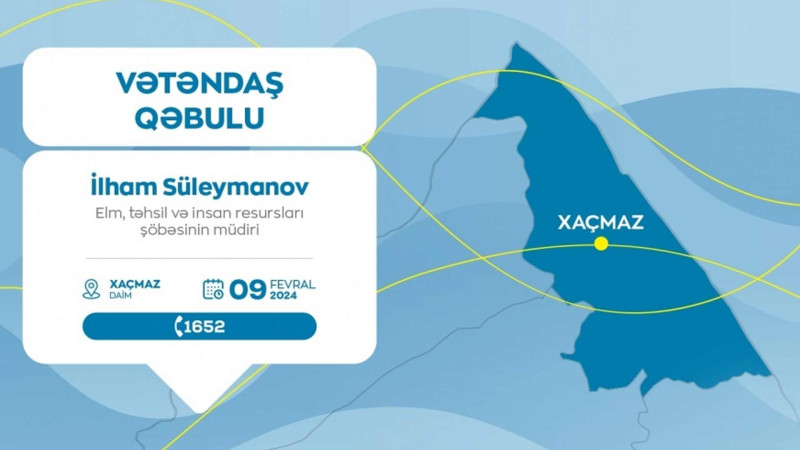 KTN: Xaçmazda vətəndaşlarla görüş keçiriləcək