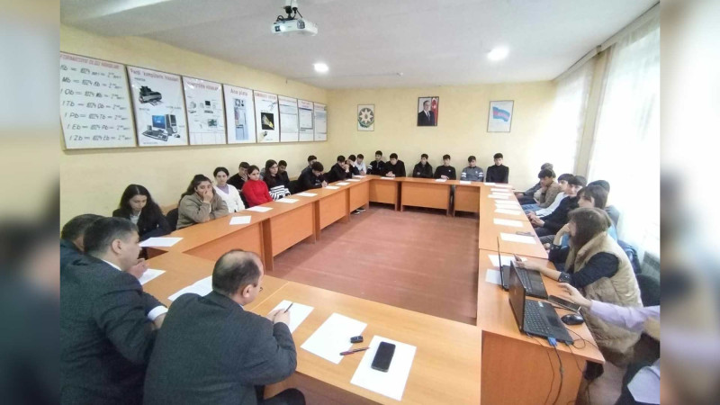 Xaçmazda gənclərlə iqlim dəyişmələri barədə danışılıb