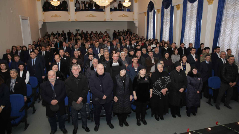 Xaçmazda “Xocalı - faciədən doğan intiqam” adlı tədbir keçirilib