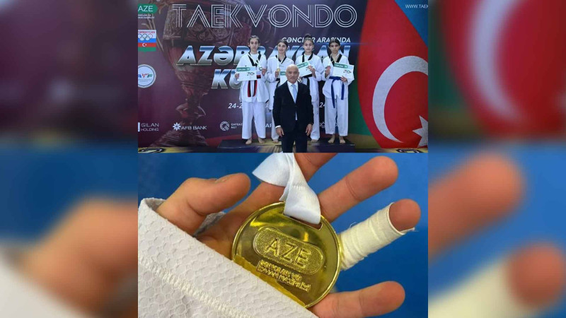 Quba:  taekvondoçularımız medalla geri dönüblər