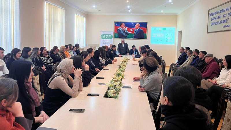 Qusarda narkomaniya əleyhinə tədbir keçirilib