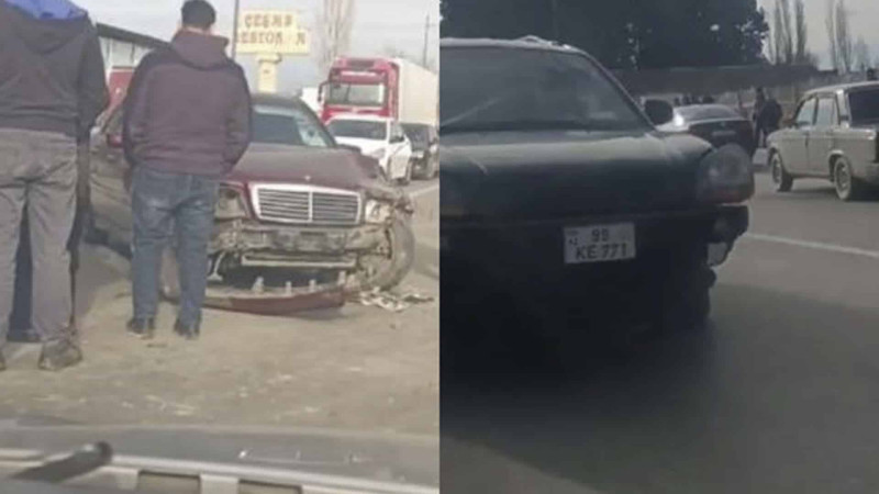 Xaçmaz: Bakı prospektində “Mercedes”, “Chevrolet” və “Hyundai” toqquşub