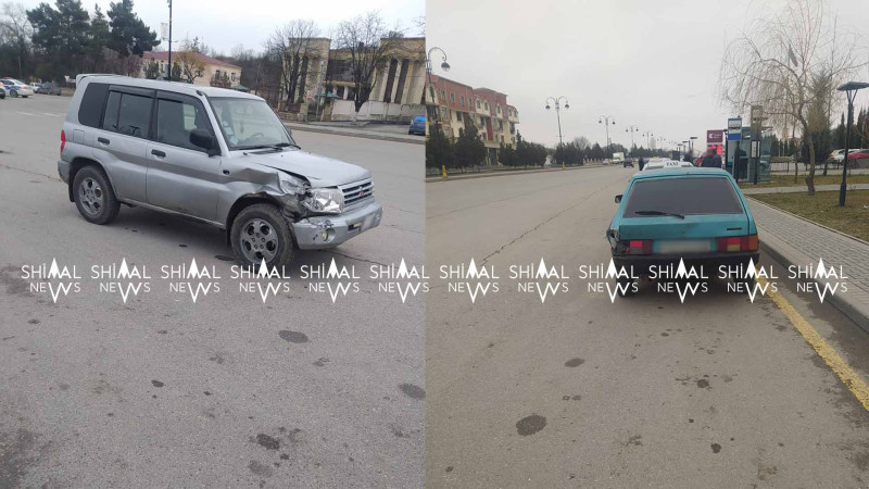 Quba: Piyada keçidində avtomobillər toqquşub
