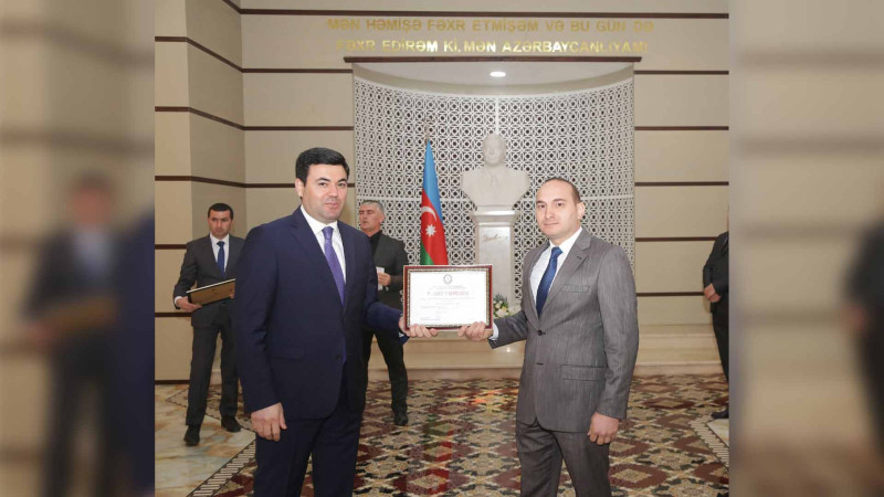 Xaçmaz: DTX-nin bir qrup əməkdaşı Fəxri Fərmanla təltif edilib