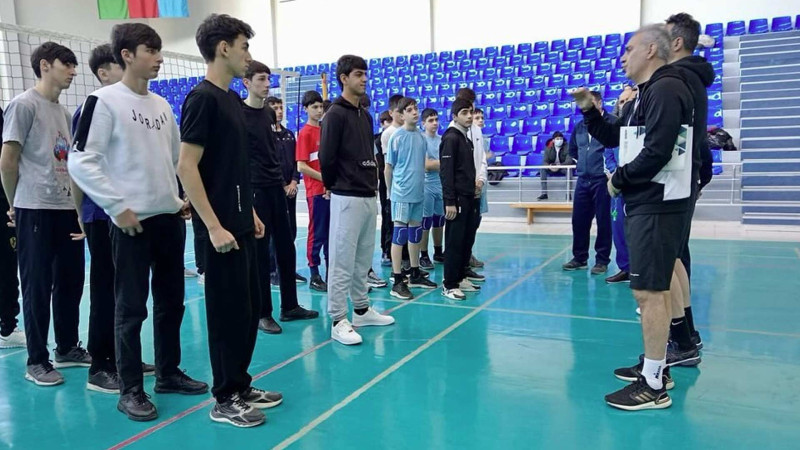 AVF: Qusarda voleybolçular üçün düşərgə təşkil edilib