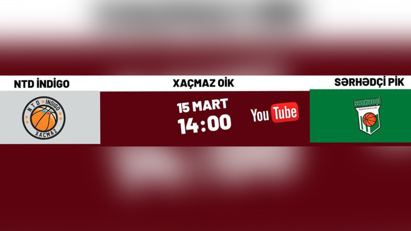 Basketbol: “NTD İndigo” “Şərhədçi” ilə qarşılaşacaq