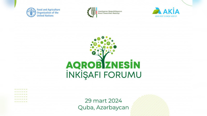 Quba: sabah “Aqrobiznesin İnkişafı Forumu” təşkil ediləcək