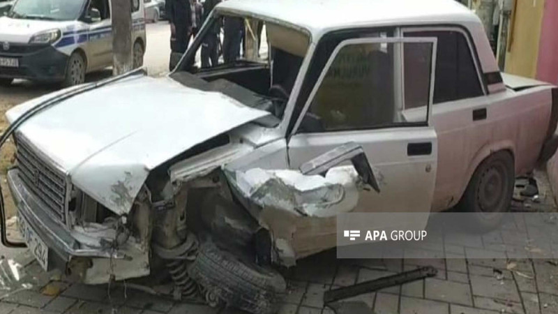 Xaçmaz: Şəhərin mərkəzində qəza baş verib