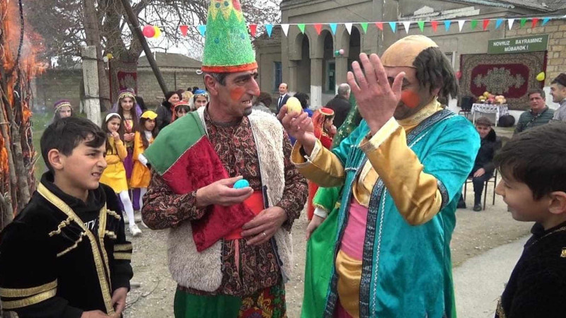 Xaçmaz: Niyazabad kəndində Yel çərşənbəsi qeyd olunub